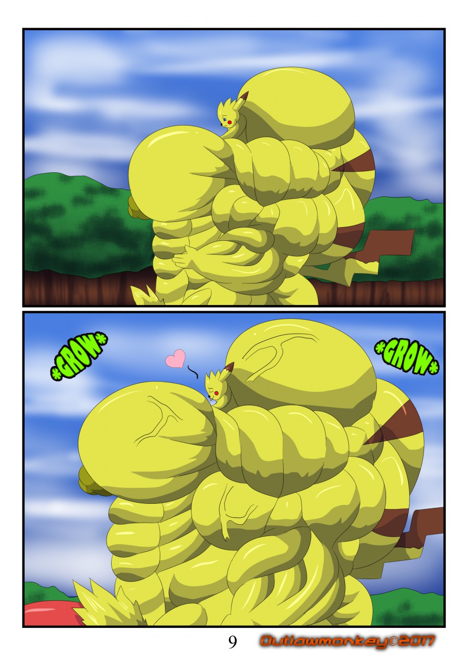 Pikachu Muscle Evolution page 9 full