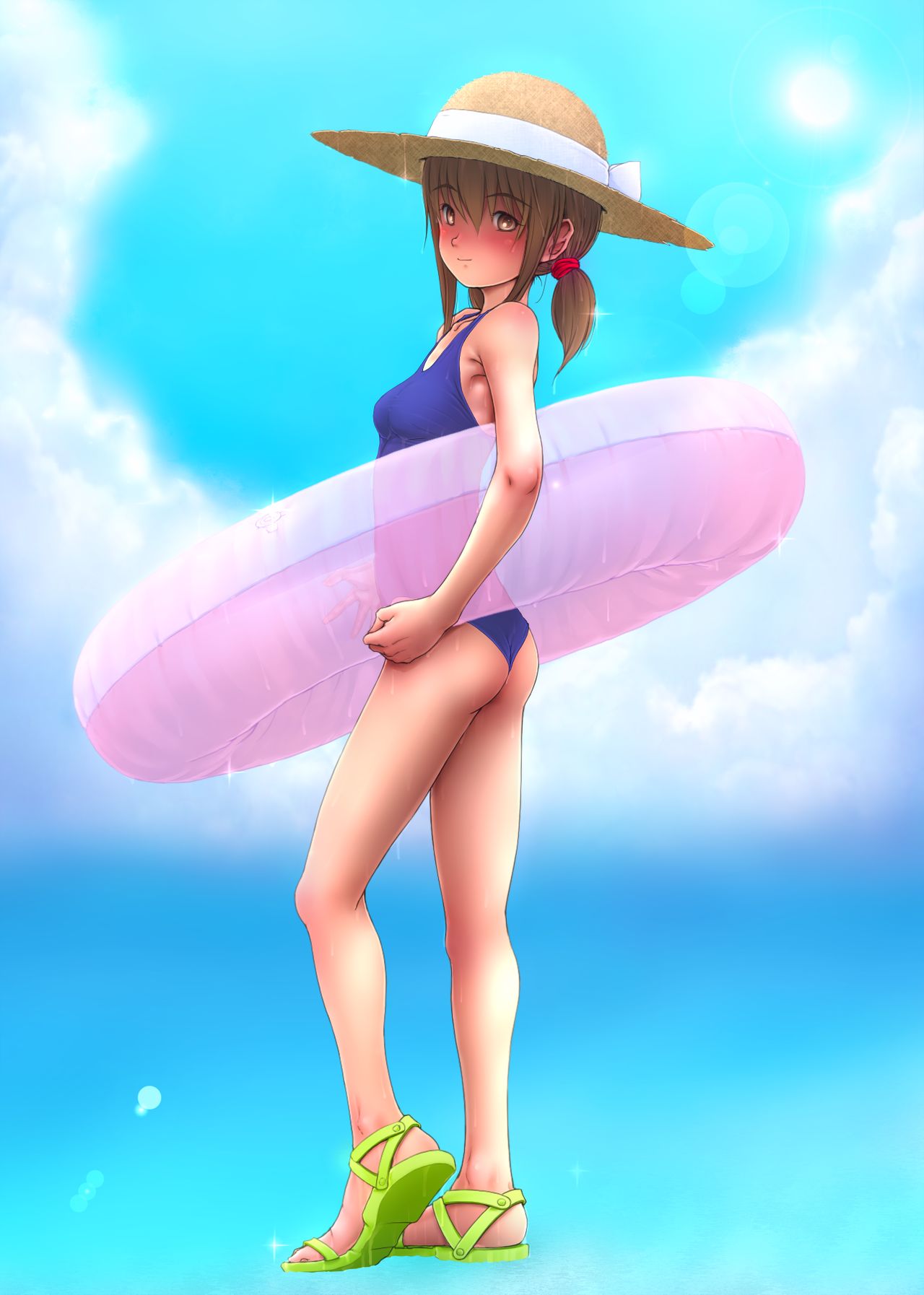 Hiyake to Hadairo to Mizuasobi to page 2 full