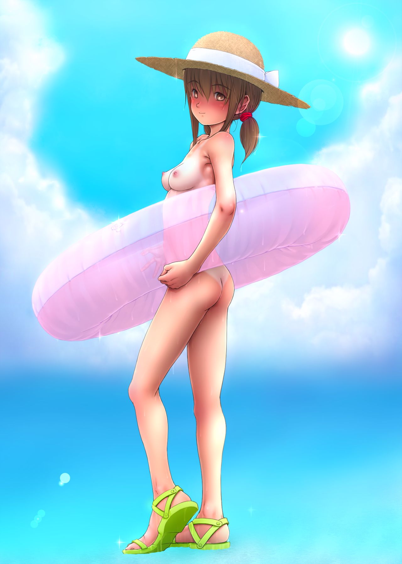 Hiyake to Hadairo to Mizuasobi to page 3 full