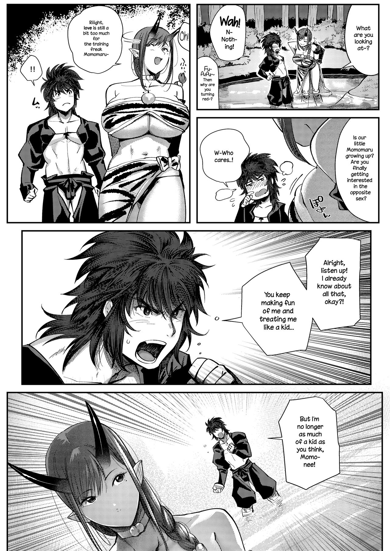 Oni to Wakamomo | The Oni and the Young Peach page 7 full