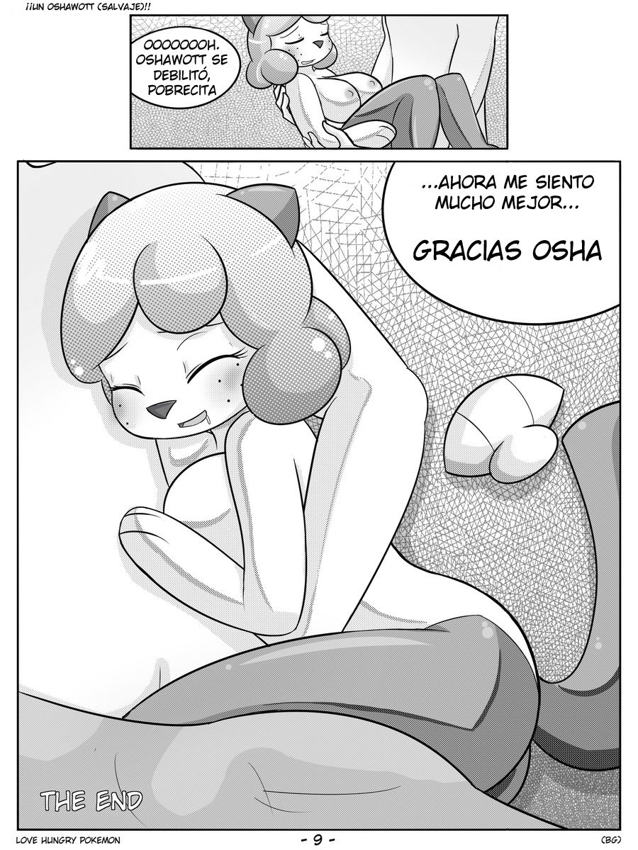 Love Hungry Pokemon #1 - A  Oshawott Appears!!/¡¡Un oshawott !! page 10 full