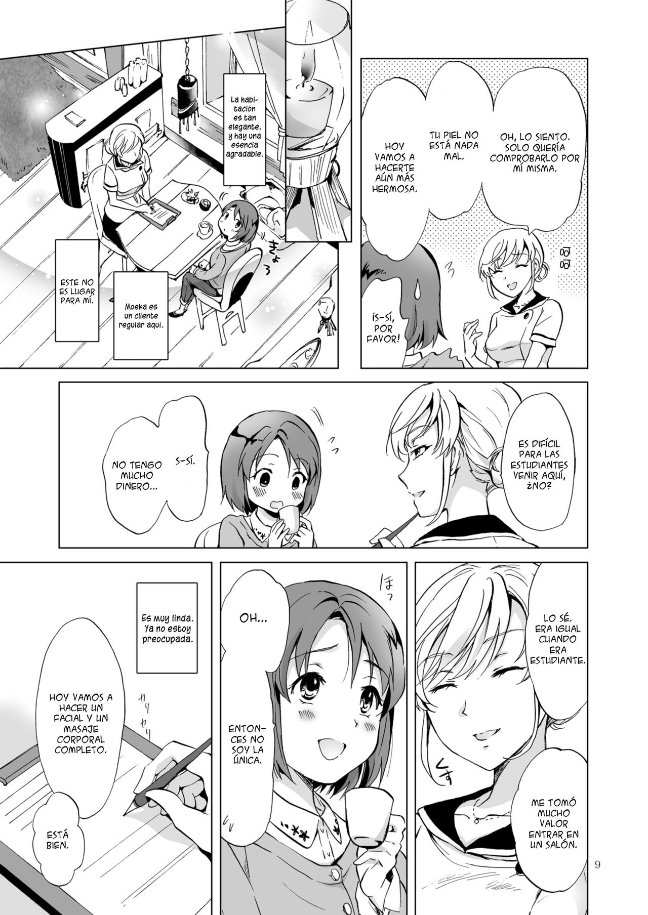 Himitsu no Yuri Esthe | Centro Secreto de Belleza Yuri page 9 full