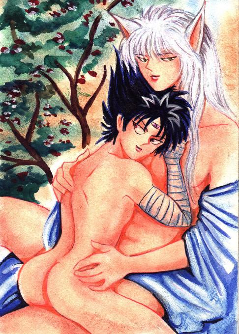 Kurama x Hiei page 8 full