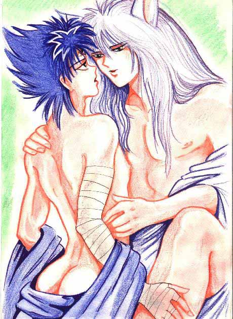 Kurama x Hiei page 9 full