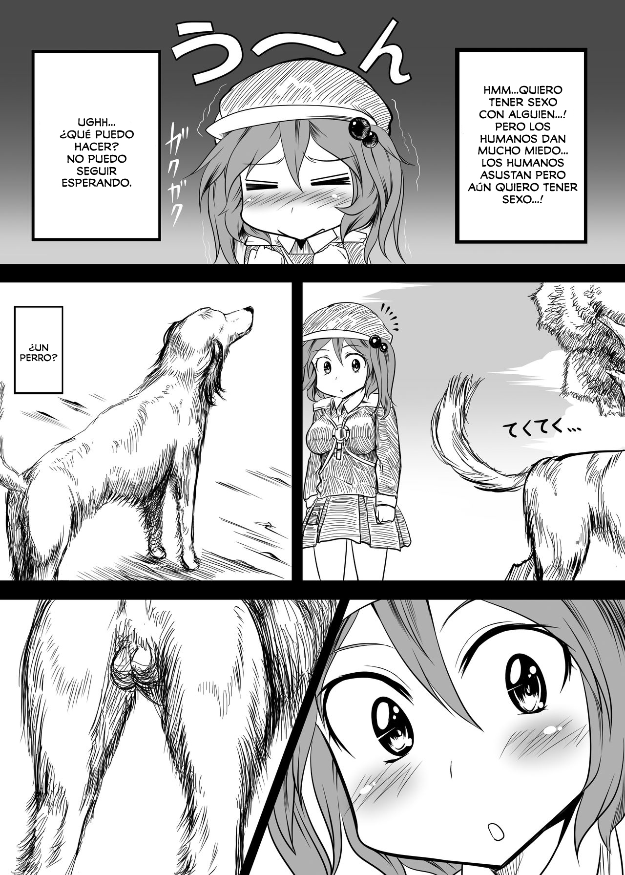 Kyonyuu nitori ga Inu Uma Buta to SEX suru Juukan Hon | The Big-Titted Nitori Having Bestiality Sex with Dogs And Horses Book page 6 full