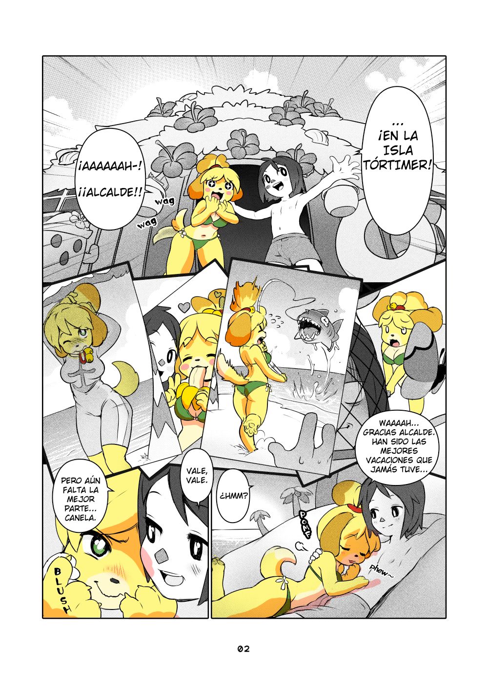 Belle's Love Vacation!/¡Las vacaciones de amor de Canela! page 3 full