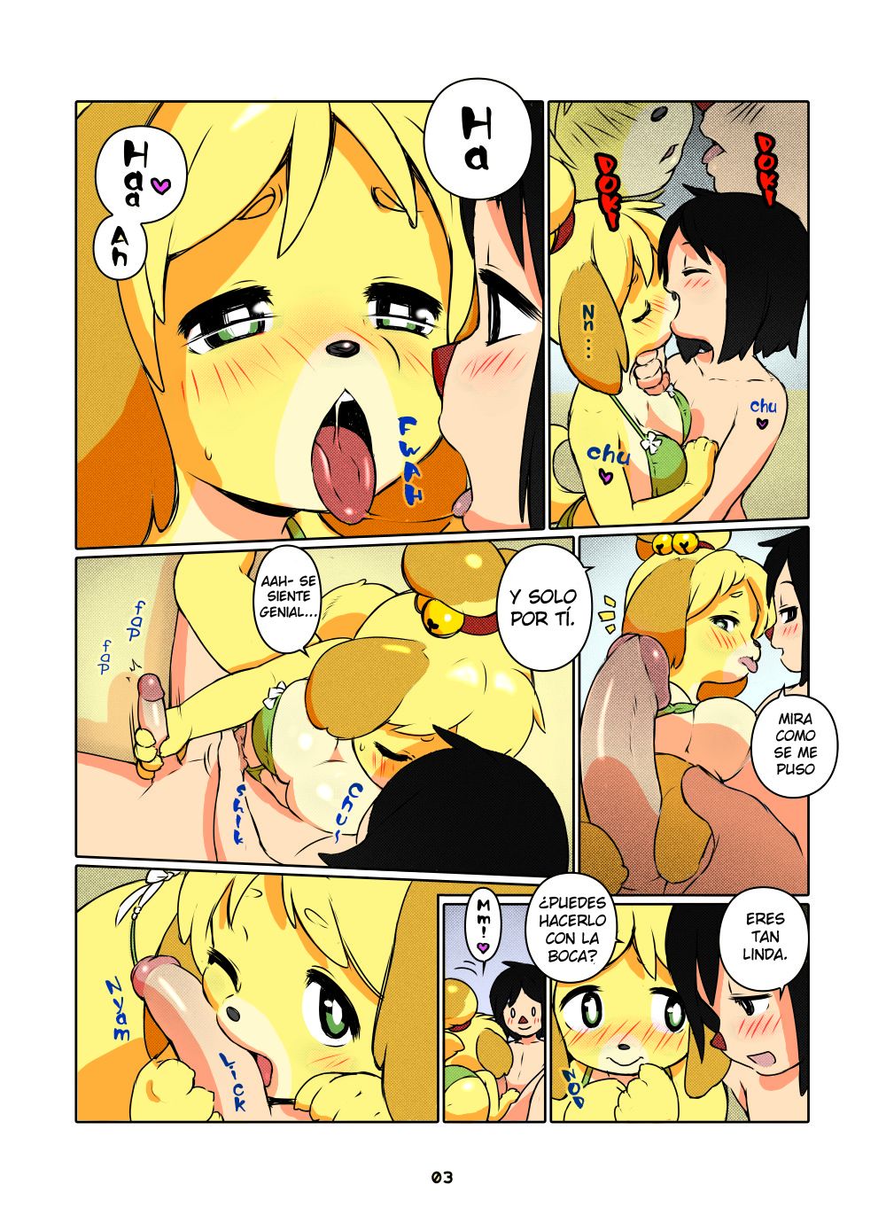 Belle's Love Vacation!/¡Las vacaciones de amor de Canela! page 4 full