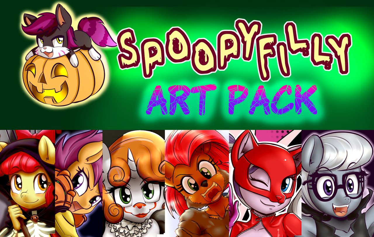 Spoopyfilly Art Pack page 1 full