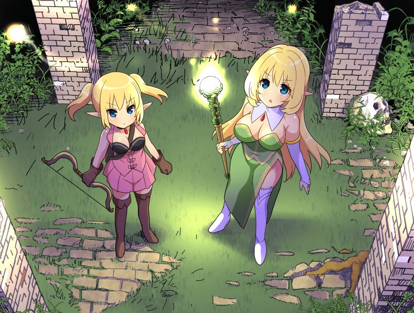 Elf no Bijin Shimai ga Moto Yuusha no Ojisan ni Ecchina gohoushi o Shite Tatakatte Morau RPG page 3 full
