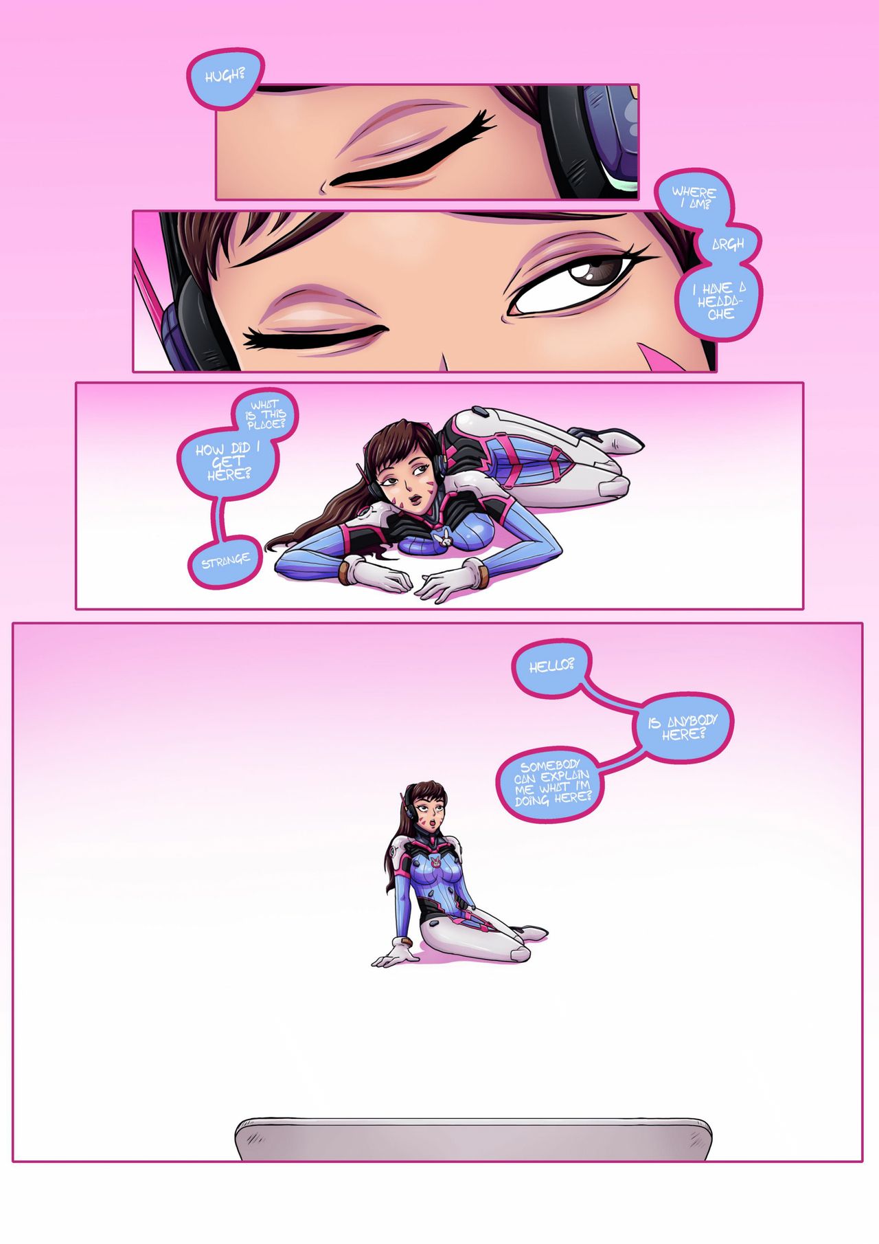 Overwatch X: D.VA's humiliation page 4 full