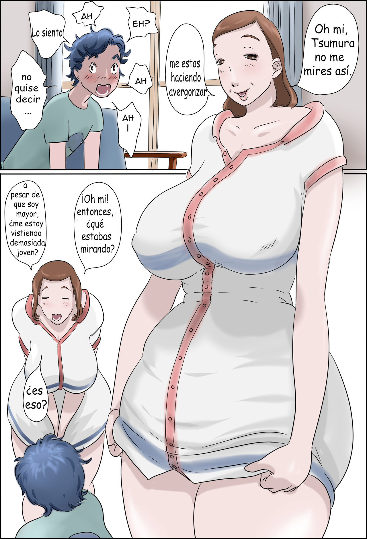 Kanojo no Hahaoya wa Guigui Sassotekureta Ken | La madre de mi novia salta en mi polla page 7 full