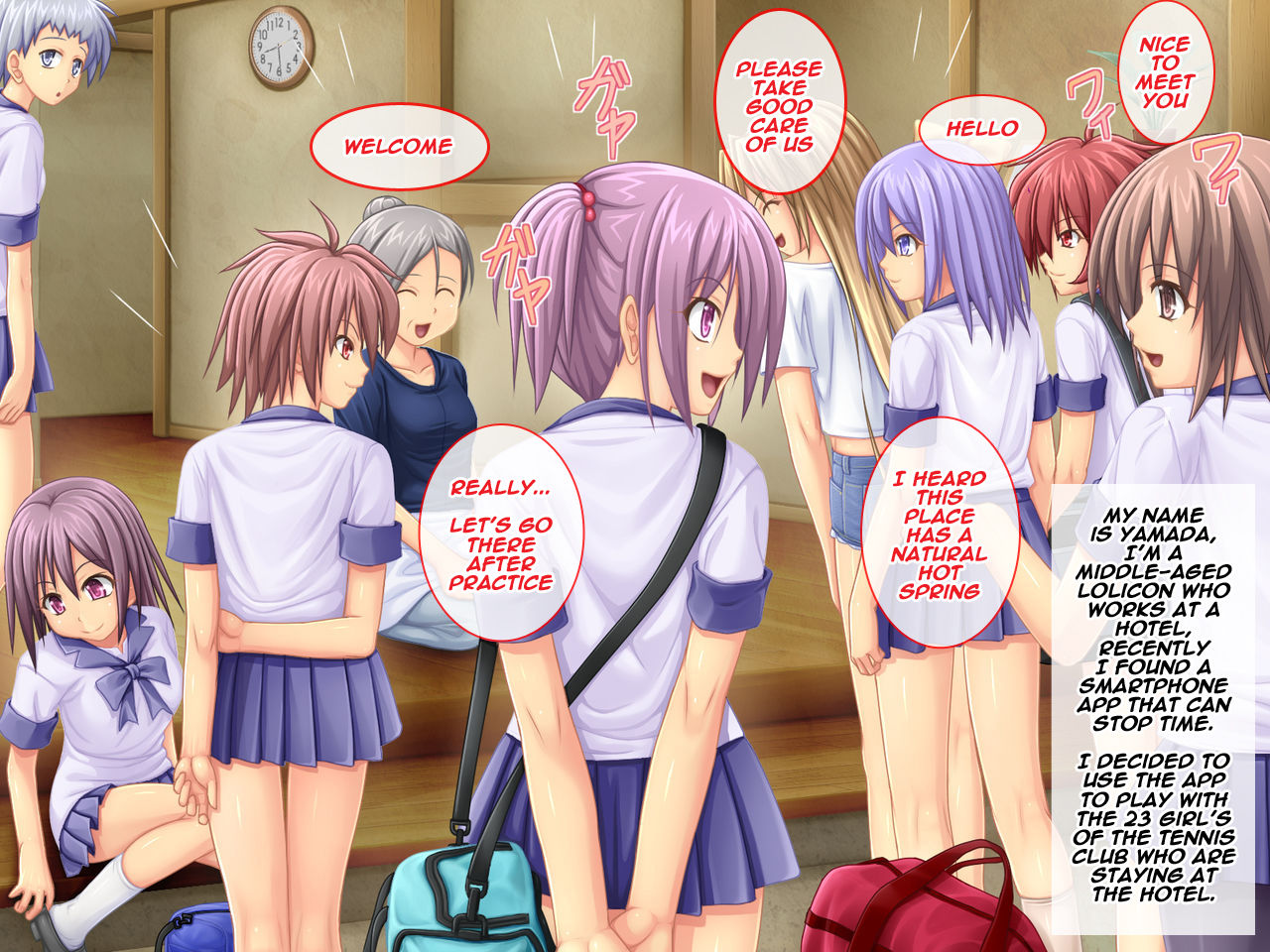 Jikan Teishi Appli Joshikou Gasshuku Hen | Time Stop App -All Girls School Club- page 2 full