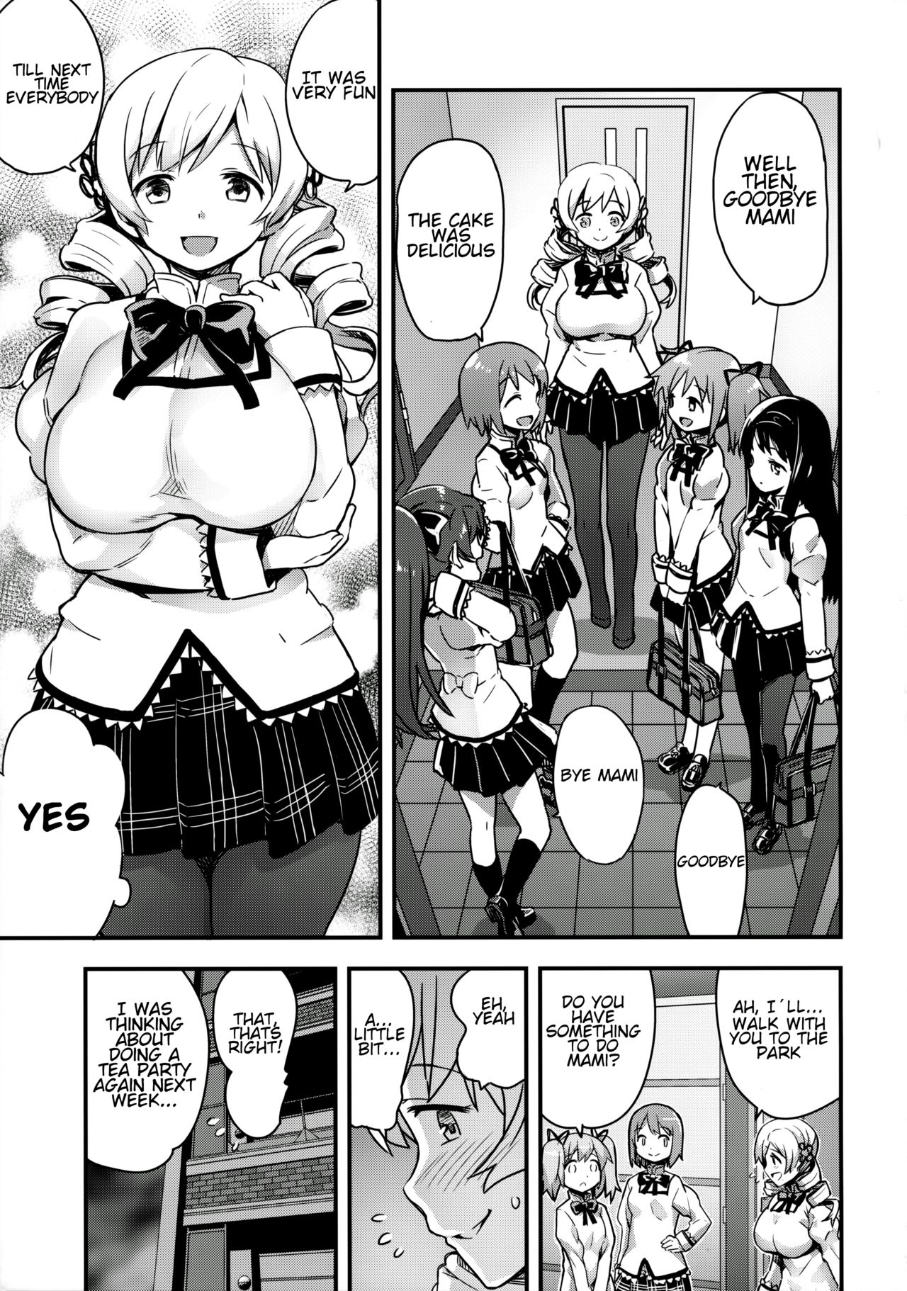 Shiritsu Mitakihara Chuugaku 3-nensei Bakunyuu Benjo Tomoe Mami | Mitakihara City Middle School's Third Year Cow Titted Cumdump Tomoe Mami page 4 full