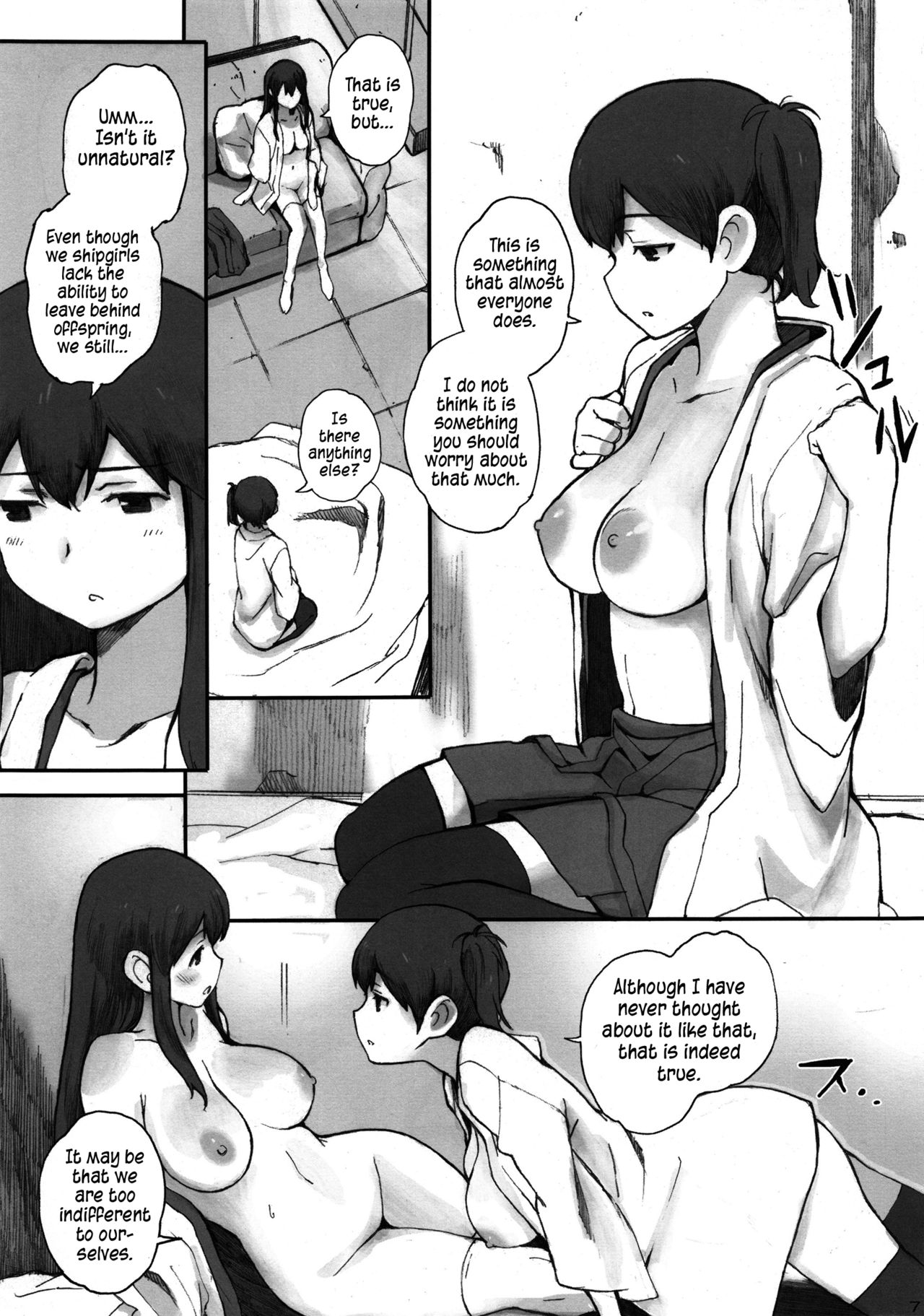 Kuubo wa Shirohitori no Yume o Miruka - Jou | Do Aircraft Carriers Dream of White Moths? Vol. One page 7 full