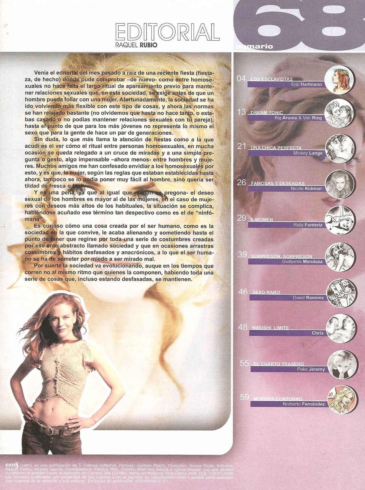 Eros Comix #68 page 3 full