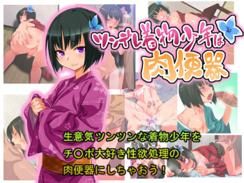 Tsundere Kimono Shounen wa Nikubenki cover