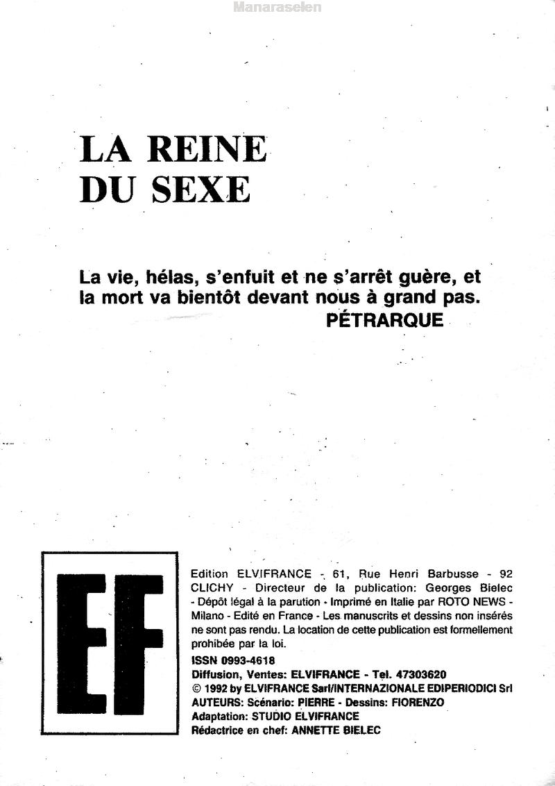Elvifrance - Série grise - 032 - La reine du sexe page 3 full