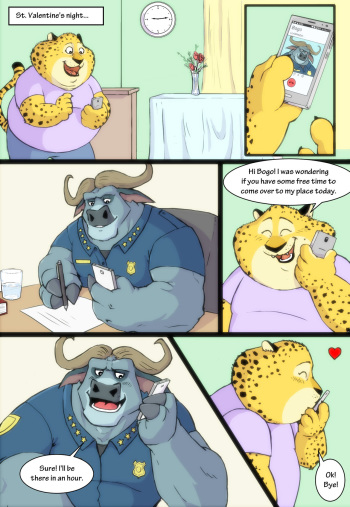 Clawhauser/Bogo cover
