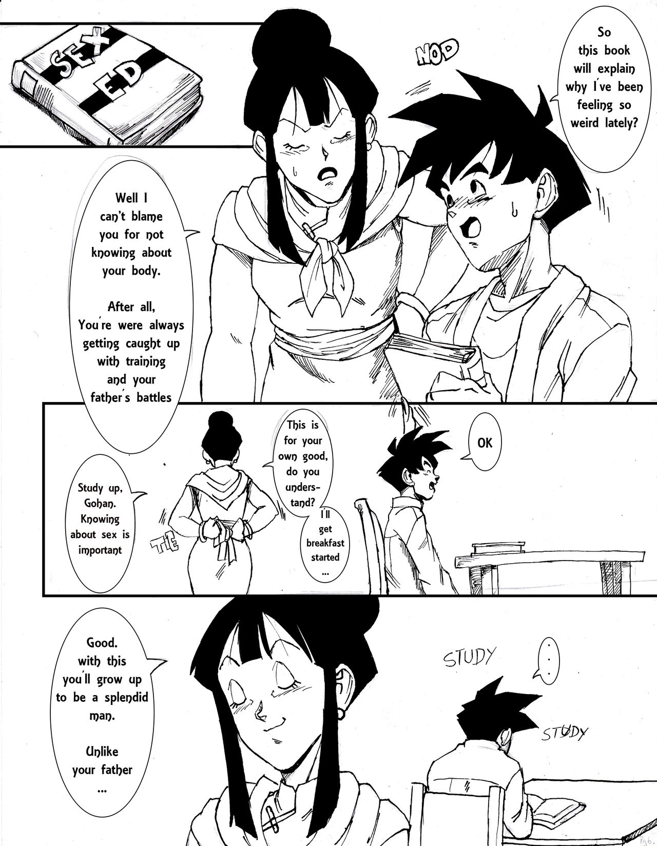 Gohan X Chichi page 8 full