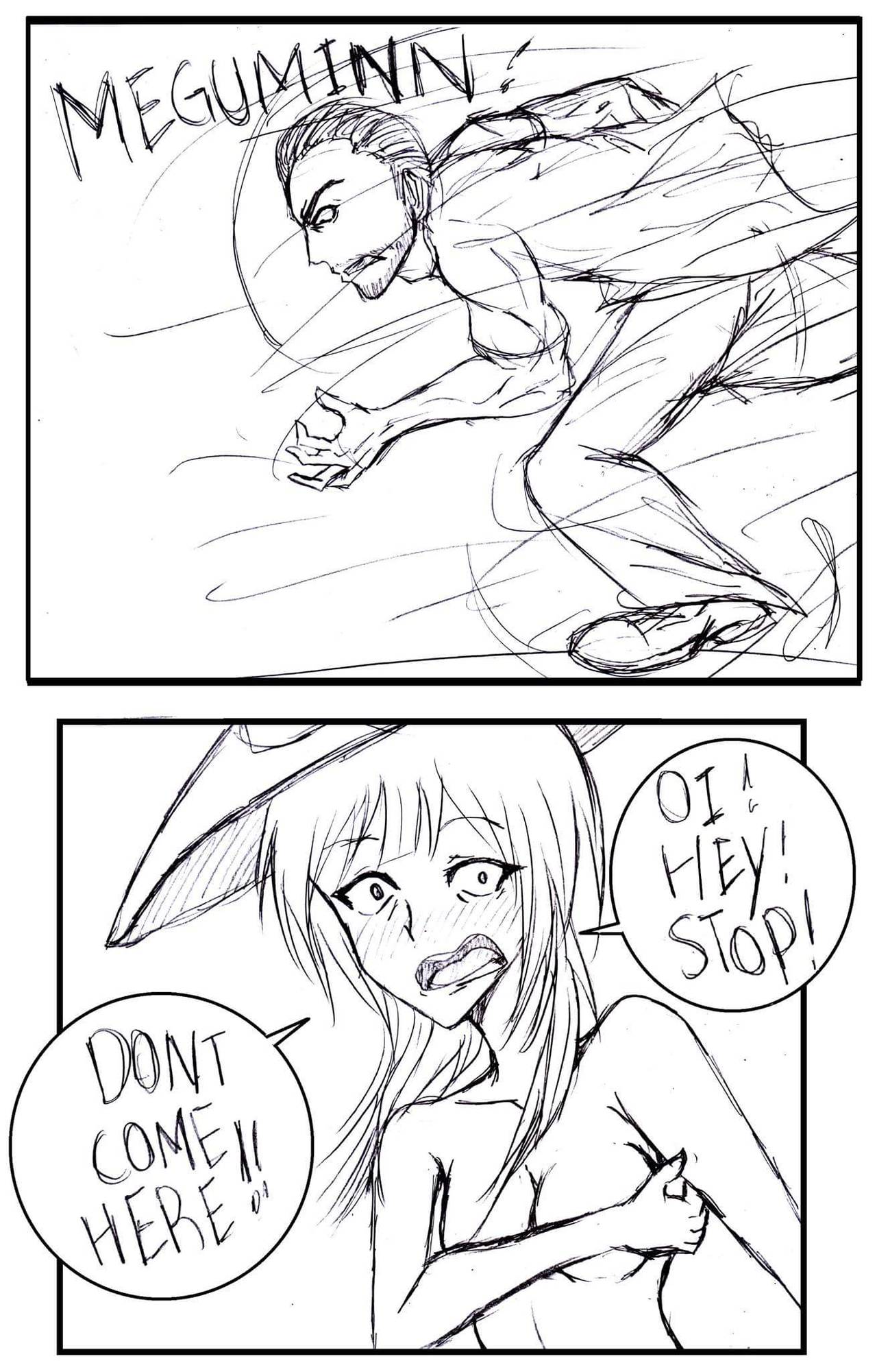 Omar Suou x Megumin!! I didn't stop chasing her this time!! page 4 full