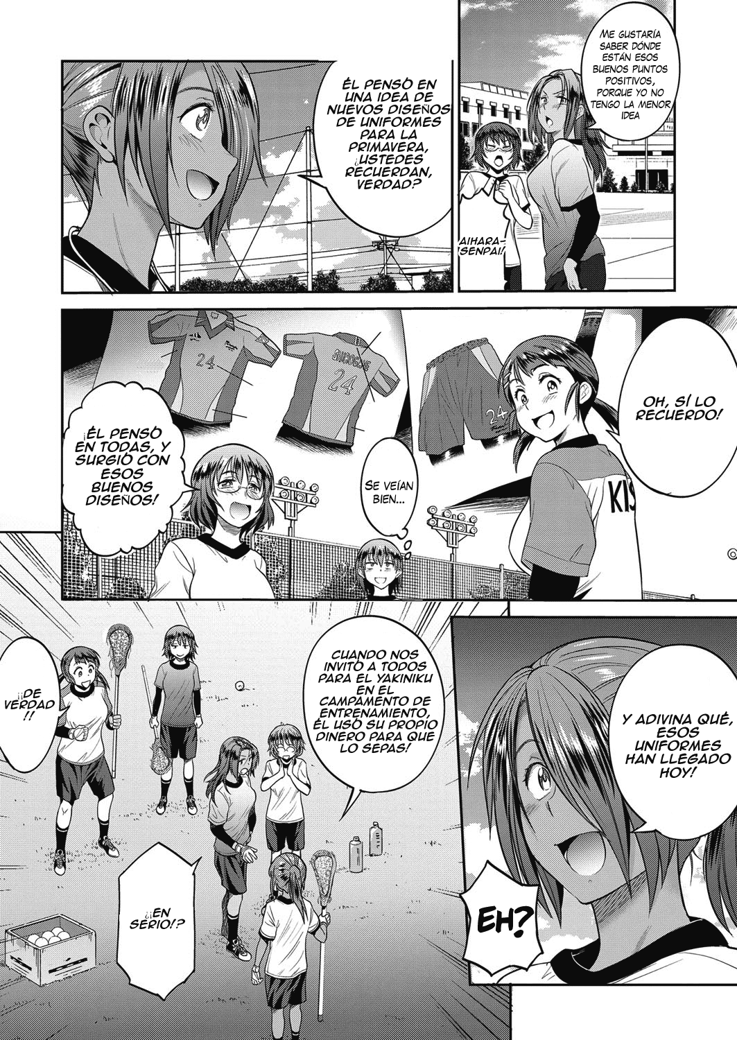 Joshi Lacu! - Girls Lacrosse Club ~2 Years Later~ Ch. 1.5 page 2 full