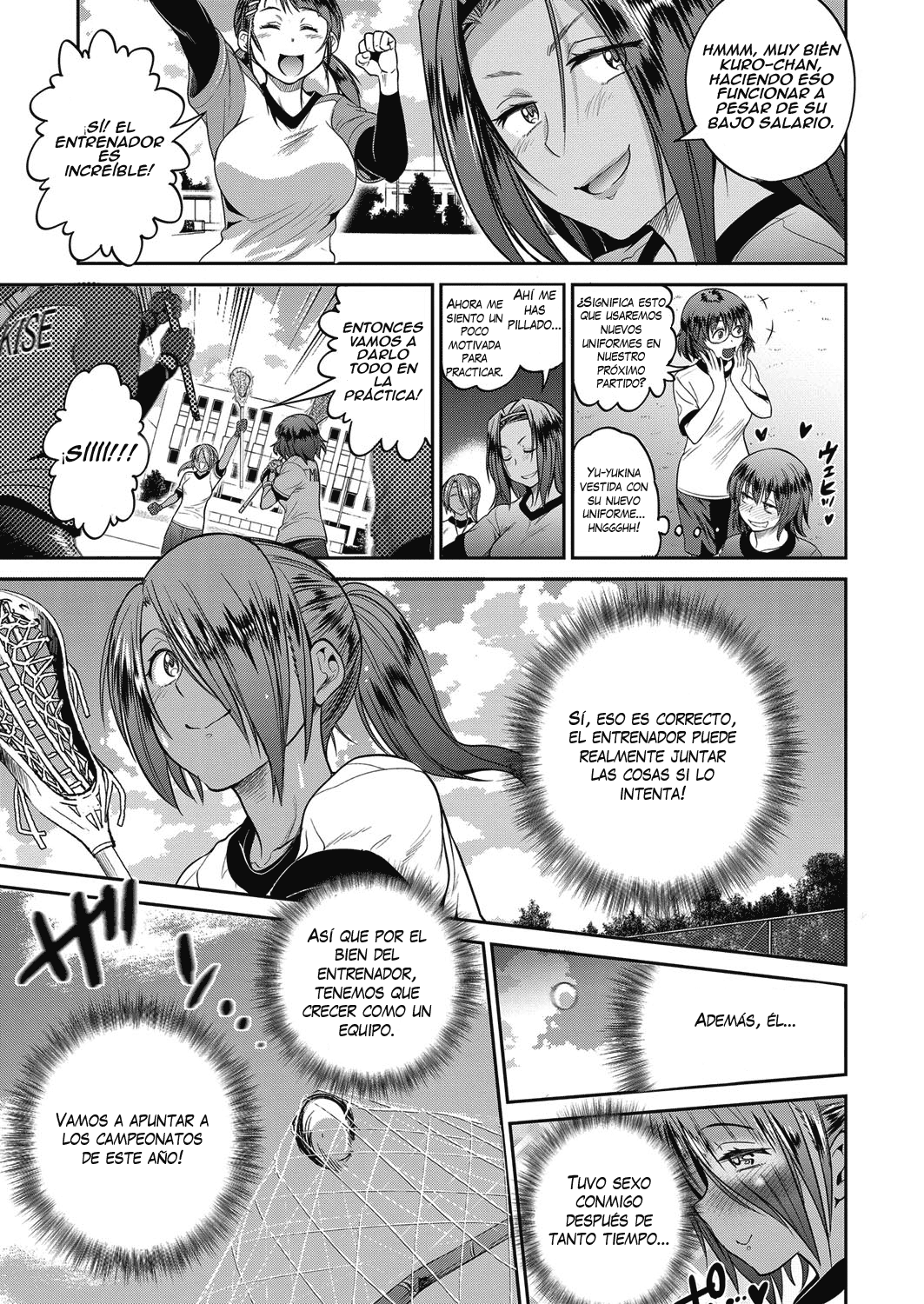 Joshi Lacu! - Girls Lacrosse Club ~2 Years Later~ Ch. 1.5 page 3 full