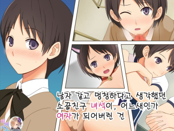 Otokoonna to Baka ni Shite ita Osananajimi no Bokukko ga, Itsunomanika Onna ni Sarete ita Ken|남자같고 멍청하다고 생각했던 소꿉친구 녀석이, 어느새인가 여자가 되어버린 건 cover