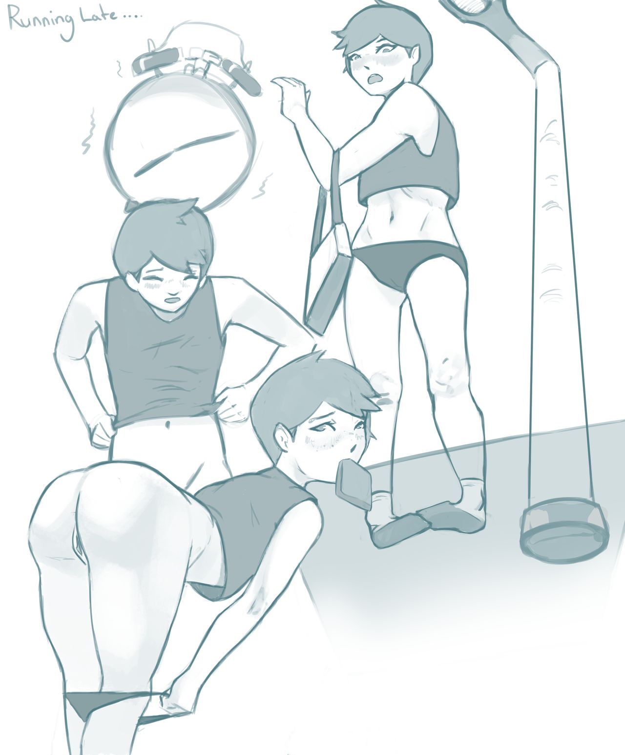Chloe Running Late - Roaking page 1 full