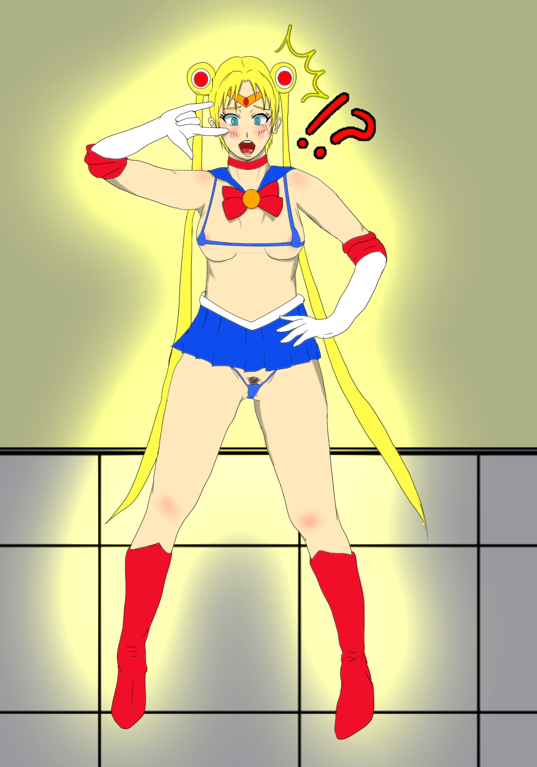 Kusuguri Rape Shokeinin vs Sailor Senshi page 10 full