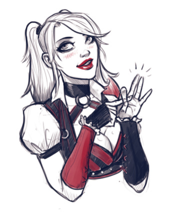 Superslut Harley Quinn by Devilhs-adult-art cover