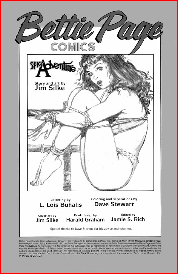 Bettie Page: Spicy Adventure page 2 full
