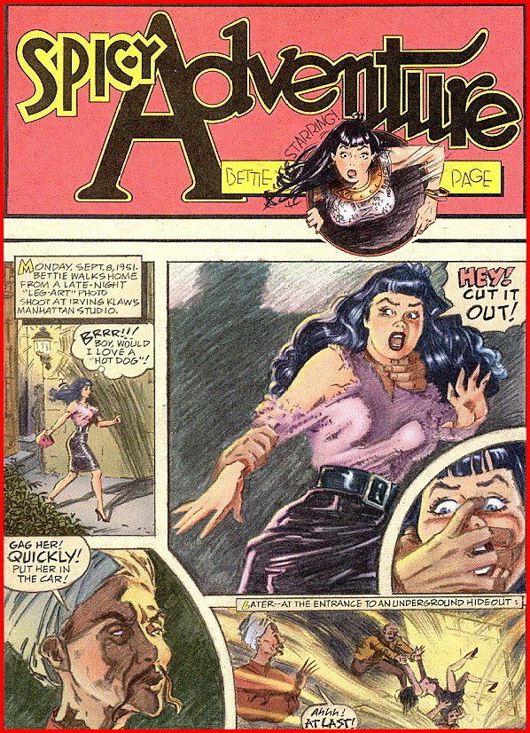 Bettie Page: Spicy Adventure page 3 full