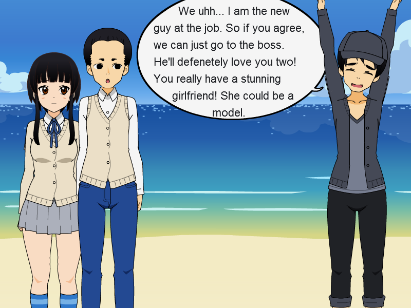 My girlfriend is a model Chapter 1+2 page 9 full