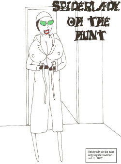 Spider lady on the hunt