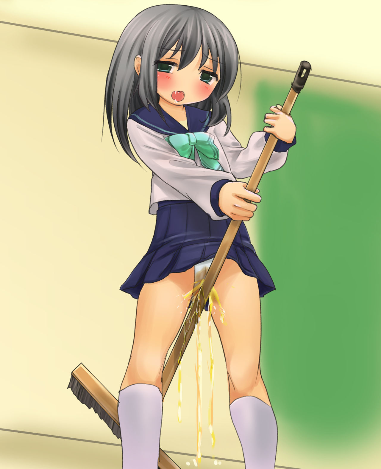 Souji Dekinakute Omorashi de Yogoshichau Imouto page 6 full