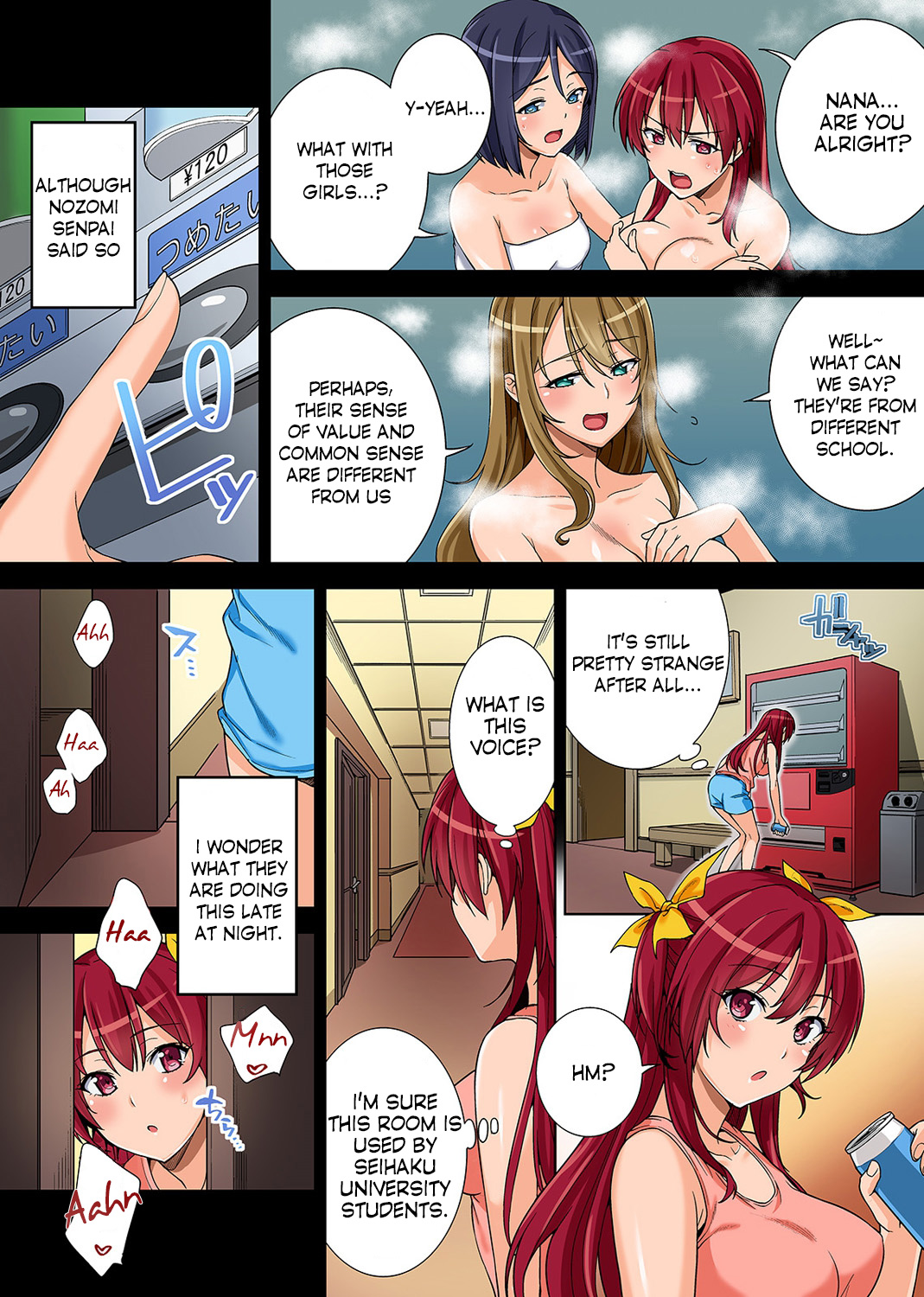 Bou Yuumei Shiritsu Daigaku YariCir no Jittai ~Gasshukusaki de Issho ni Natta Ojou-sama Daigakusei-tachi no Baai~ Ch. 1-3 page 9 full