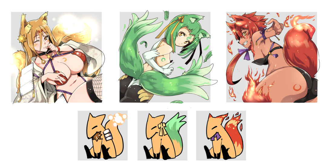 Kawaii Kitsune ga Dondon Detekuru page 2 full