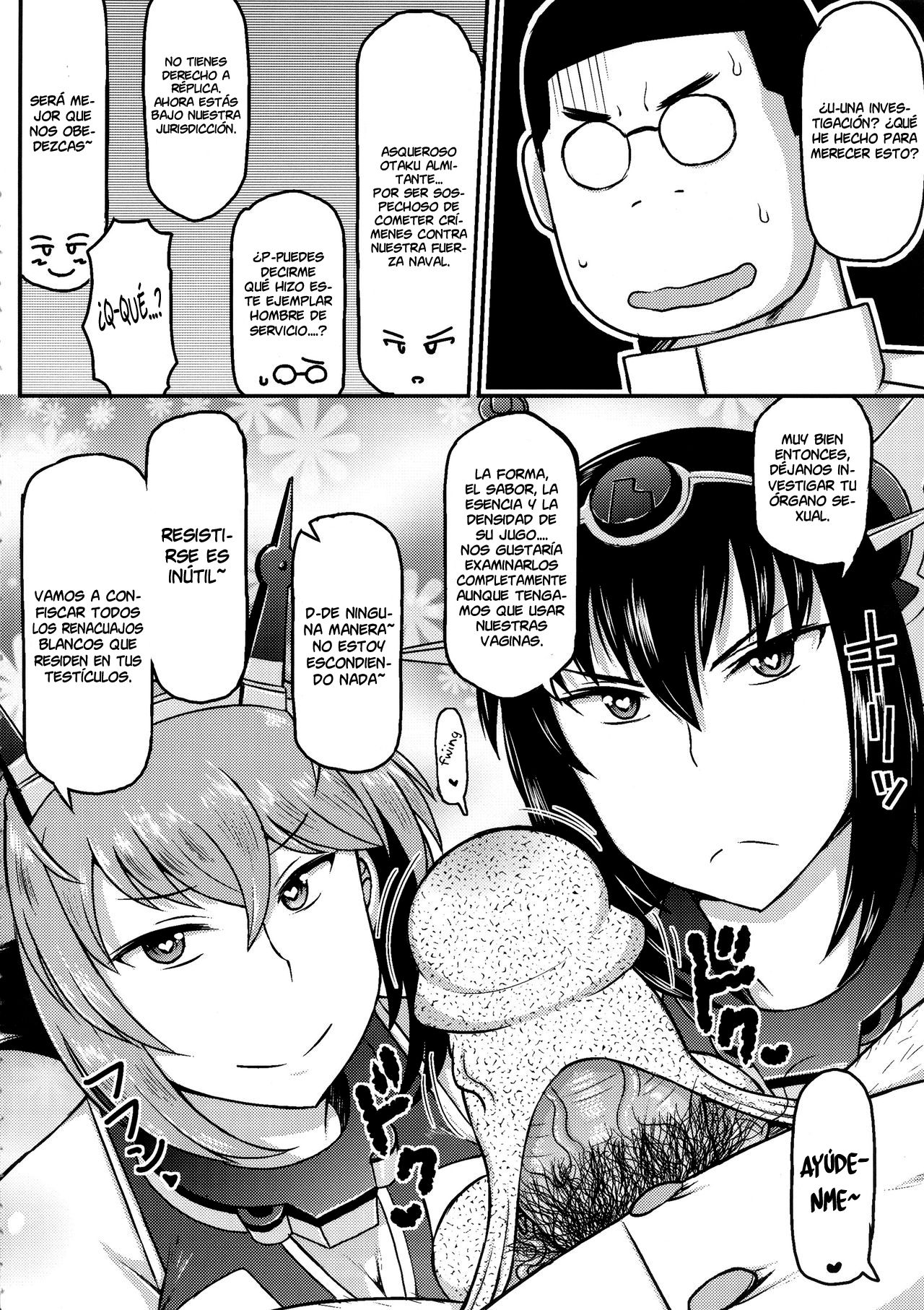 Big Seven Seishoku Sakusen ~ Yoso no Chinjufu no Nagato to Mutsu ni Sennou Tanshoutou Shousha! Sukihoudai Pakotte Onaka o Big ni Shichau Hon~ page 5 full