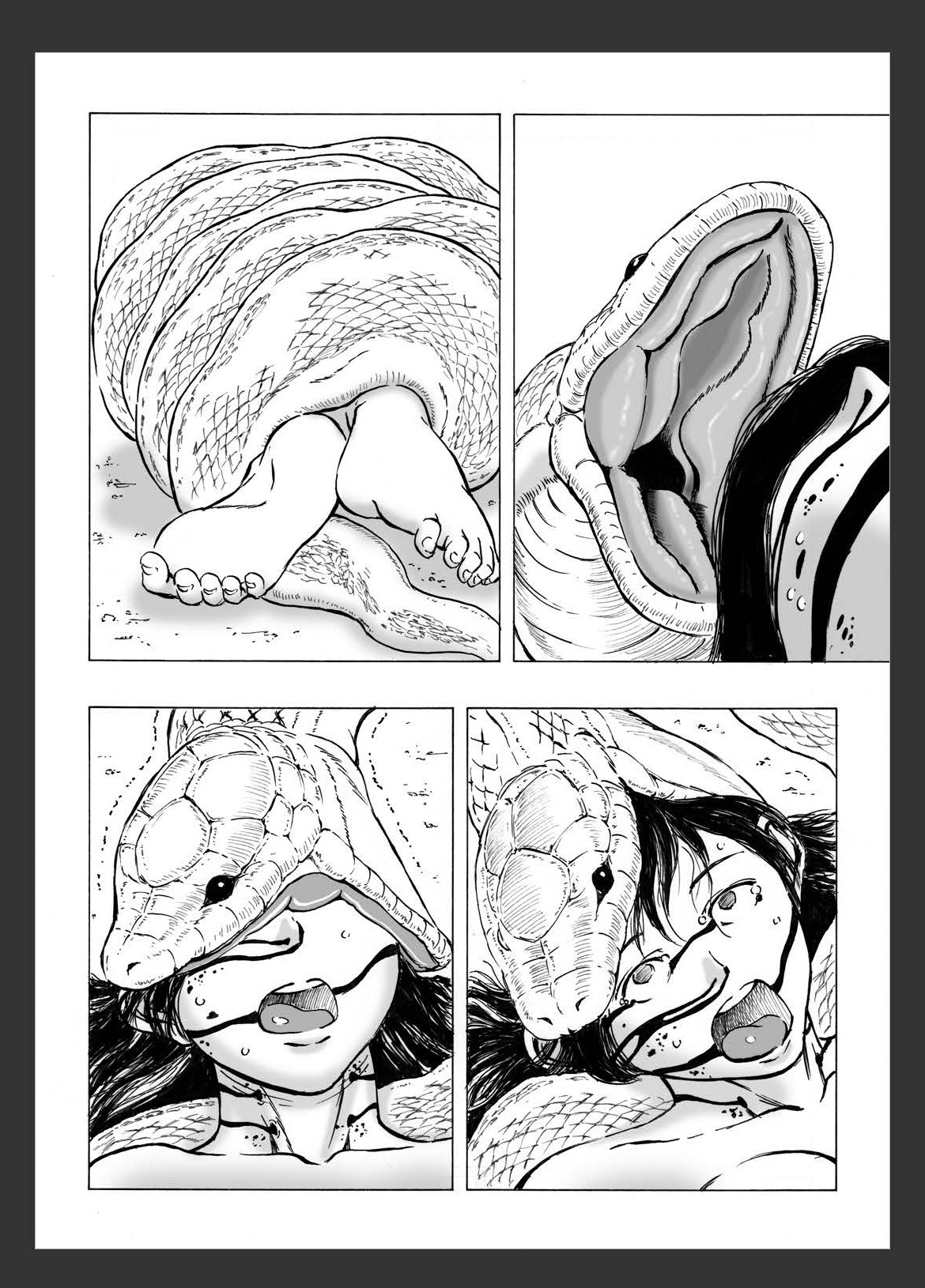 Onago no Ikie | Carnada viva  =Vile= page 6 full