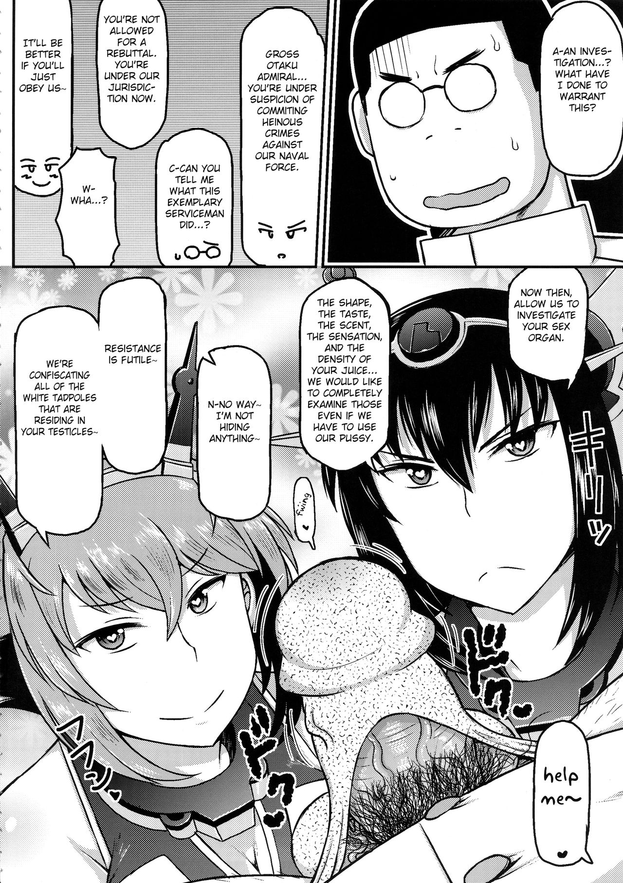 Big Seven Seishoku Sakusen ~ Yoso no Chinjufu no Nagato to Mutsu ni Sennou Tanshoutou Shousha! Sukihoudai Pakotte Onaka o Big ni Shichau Hon~ page 5 full
