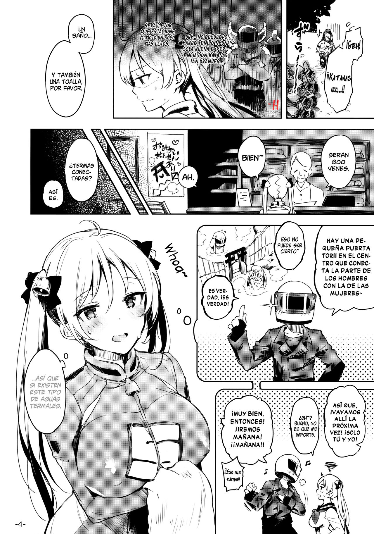 Kabehame Rin-chan Kikiippatsu!! | La crisis de Rin-chan, ¡¡Atrapada en un muro!! page 4 full