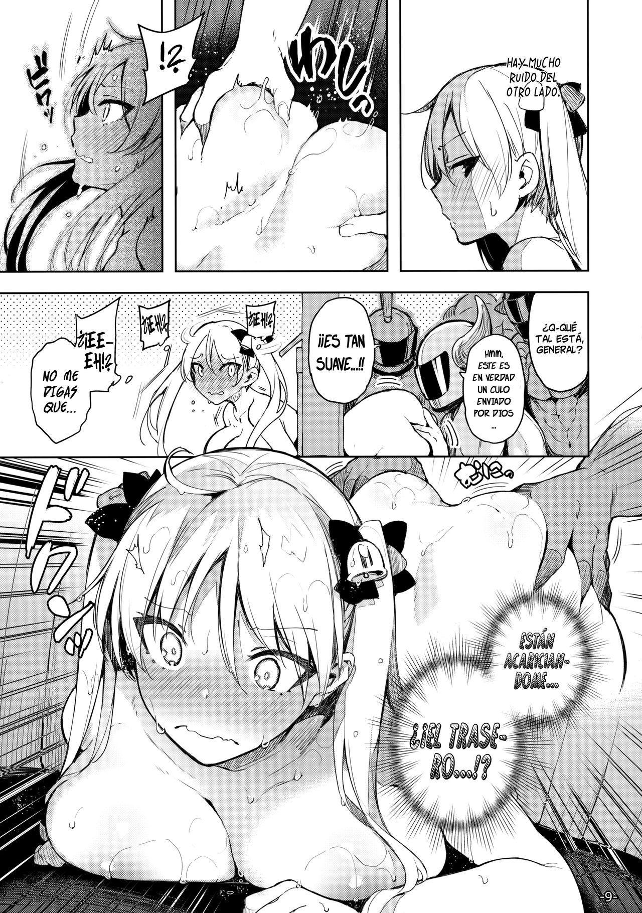 Kabehame Rin-chan Kikiippatsu!! | La crisis de Rin-chan, ¡¡Atrapada en un muro!! page 9 full