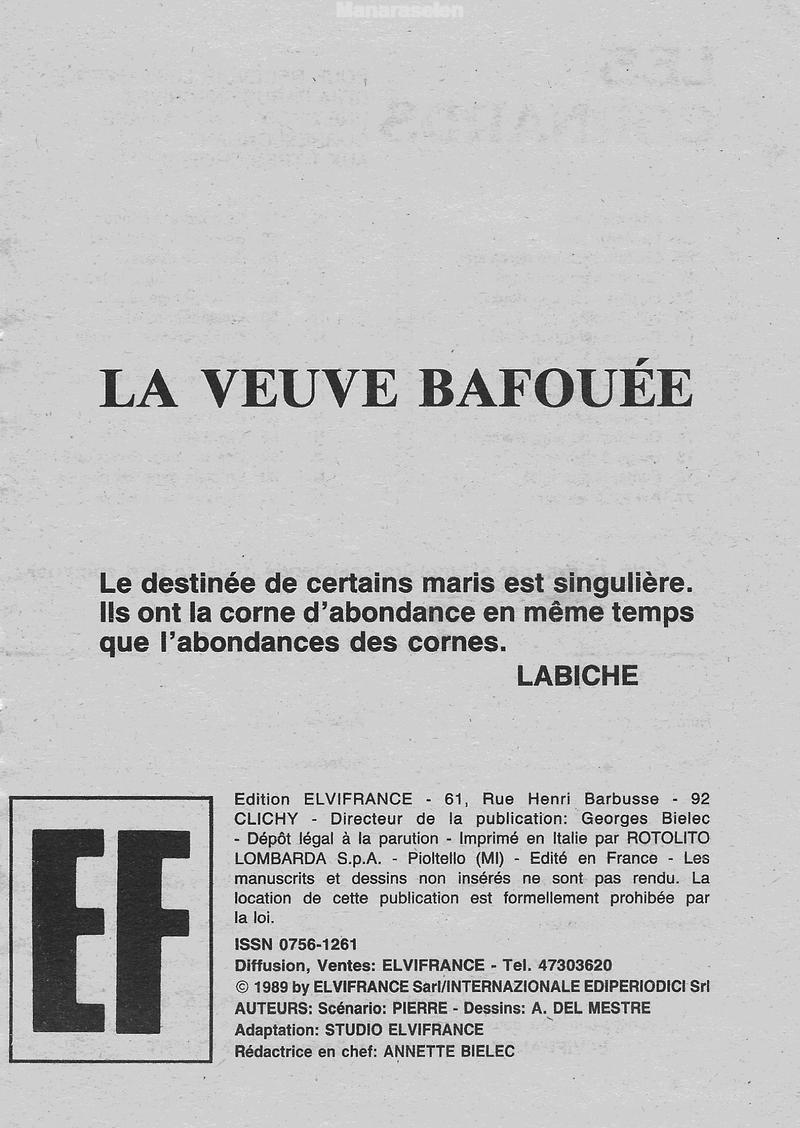 Elvifrance - Les cornards - 092 - La veuve bafouée page 3 full
