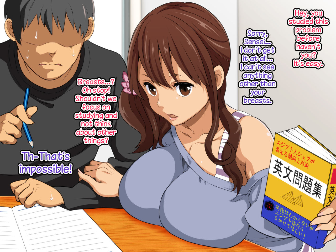 Akogare no Joshidaisei Kateikyoushi ga Oppai Chinko Sensei datta. | The Female College Student Tutor I Admire Was a Dickgirl. page 2 full