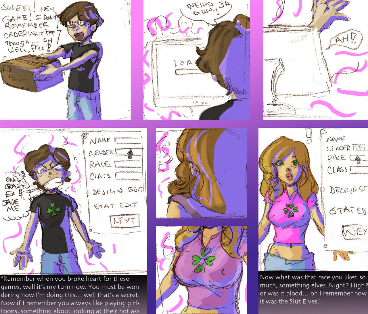 Slut Elves page 1 full