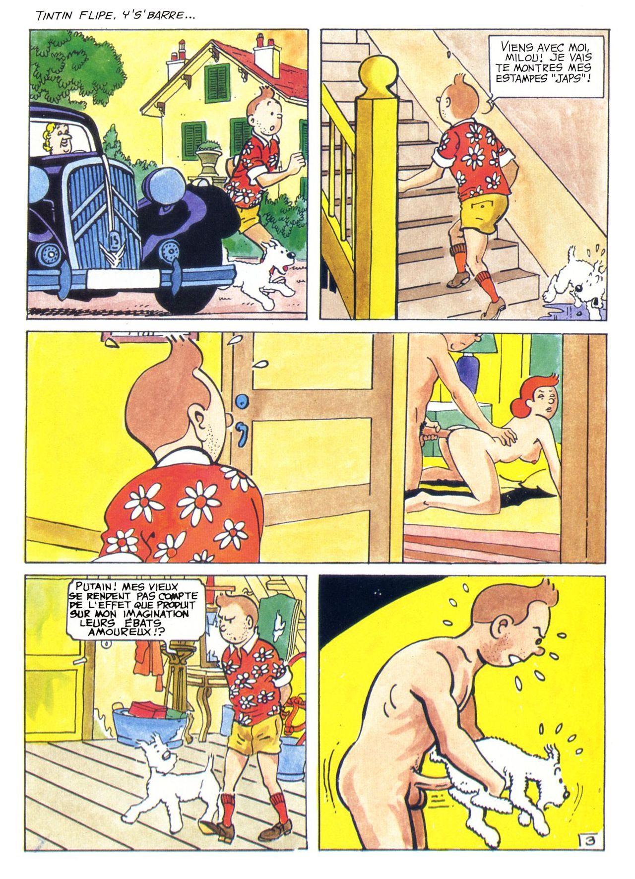 La Vie Sexuelle De Tintin page 7 full