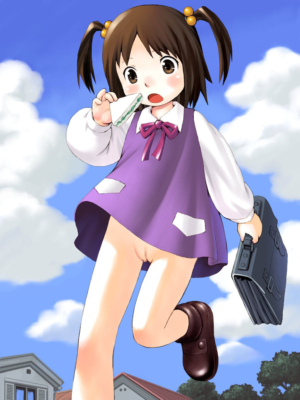 Inran Futanari Tenshi ga, Emi-chan o Michibata de Goukan! page 2 full