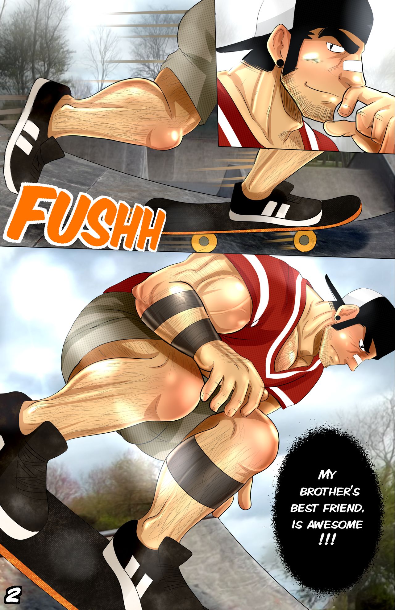 Ferbit Comic #4 The Skating Lesson page 3 full