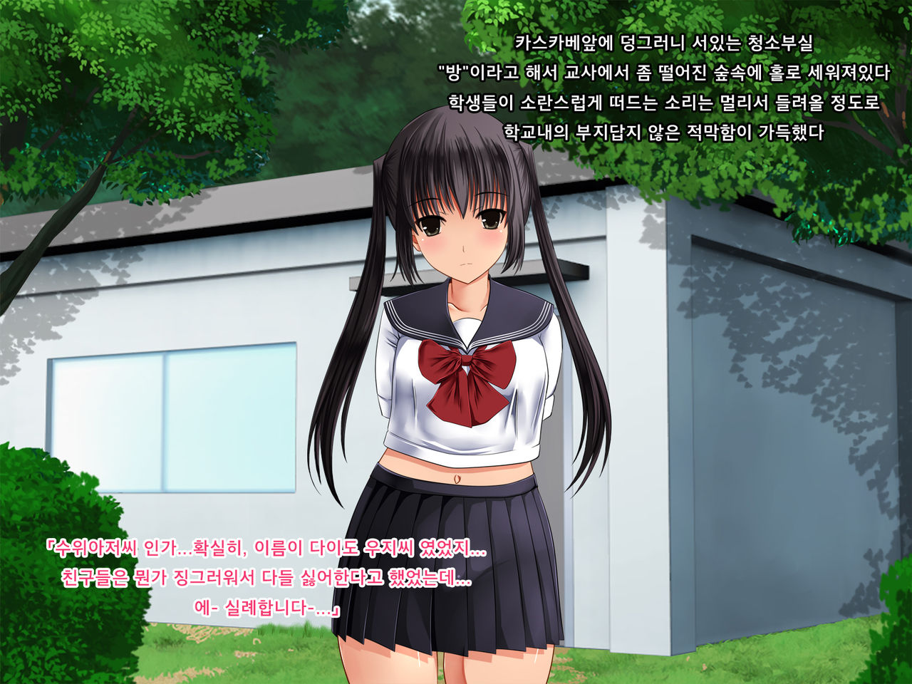 Twintail Bishoujo JK o Chuunen Youmuin ga Zetsurin Nama Chinpo de Nakadashi Rape Shojo Soushitsu Jusei Sase Haramasete kara mo Chitsunai Shasei Sex Shitsuzukeru Hanashi page 9 full