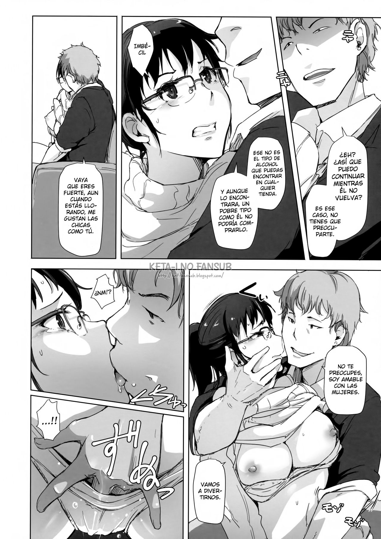 Tsuma to Charao ga Kieta NTR Bedroom | Mi esposa y un playboy dentro del dormitorio del Netorare   =Keta-I no Fansub= page 7 full